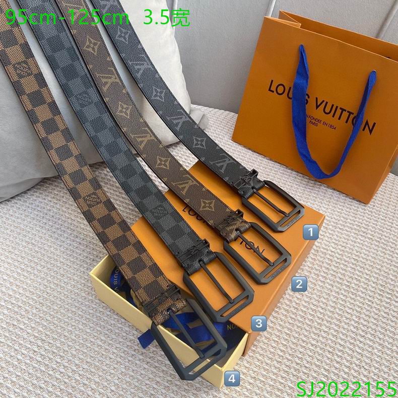 LV Belt 35mmX95-125cm 7D05
